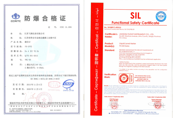 液位計防爆合格證-SLI